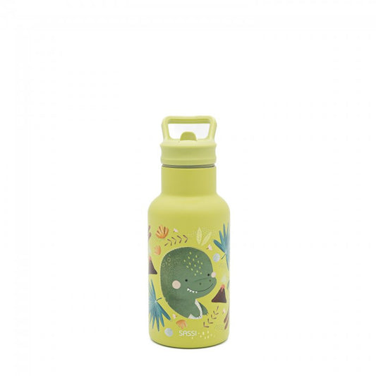 Borraccia termica in acciaio inox da 350 ml - Dinosauro Cracky - SASSI