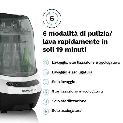 Bottle Washer Pro – Il primo dispositivo completo per lavare, sterilizzare e asciugare i biberon