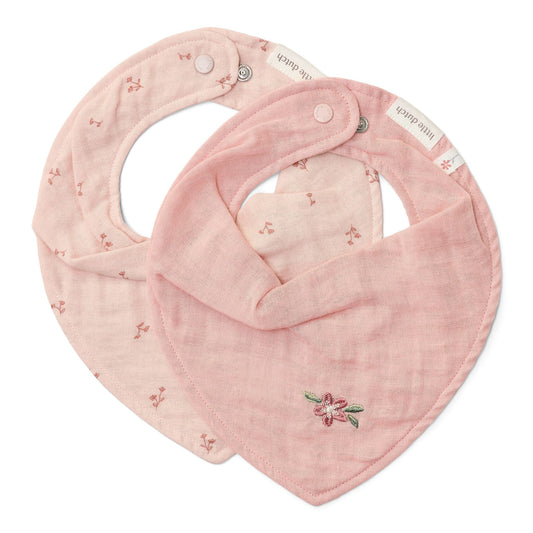 Bavaglino bandana confezione da 2 - Rosa - Essentials