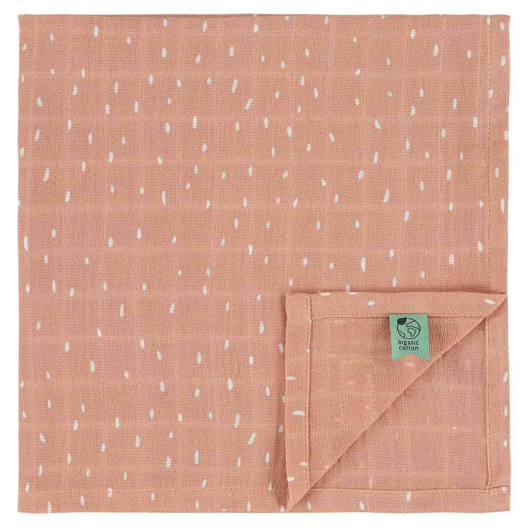Mussola in confezione da 3 pezzi | 55x55 cm - Coniglio