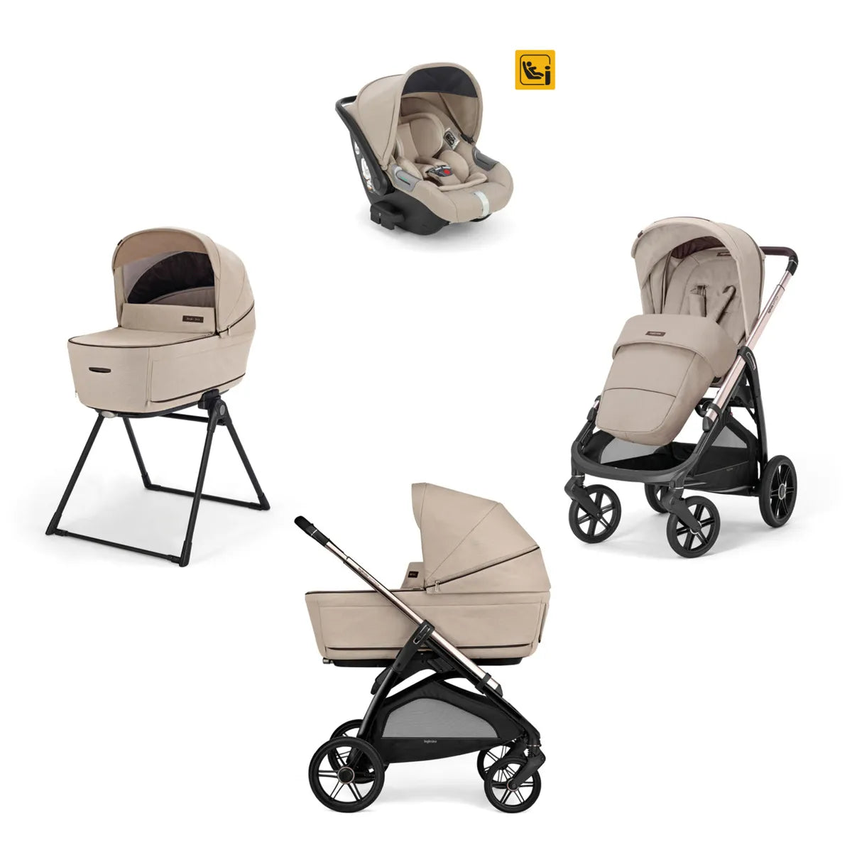 Fape-4 in 1 Inglesina Aptica pashimina beige (EXPO) + base isofix (con acconto)