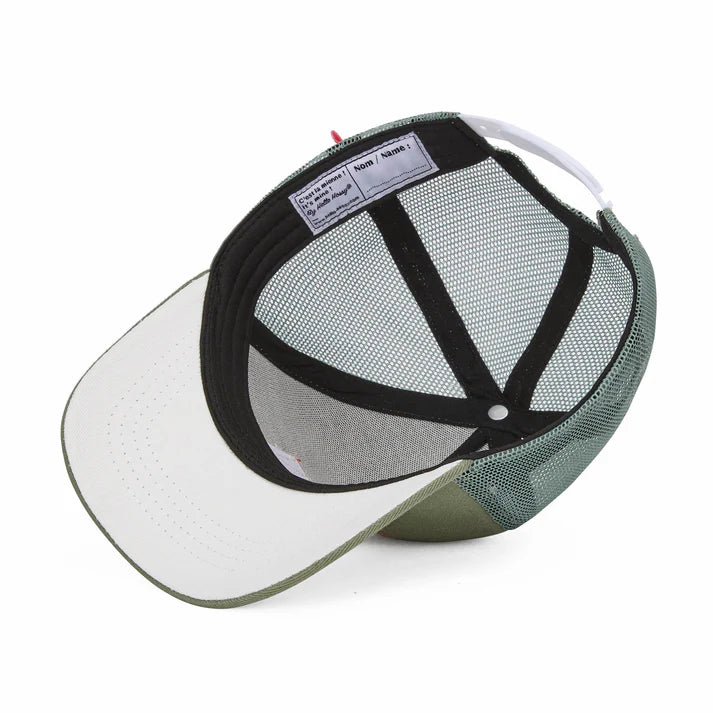 Cappello con Visiera Mini Olive - Hello Hossy