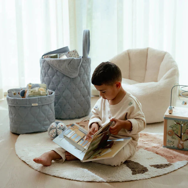 Camu - Cestino portaoggetti grande - Blu - Essentials - Scandi Kids Concept Store