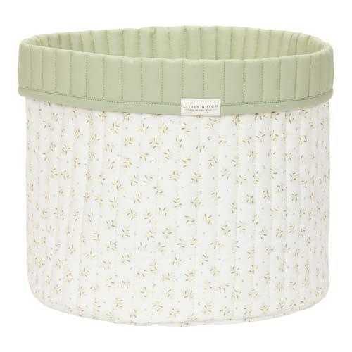 Cestino portaoggetti grande - Verde - Essentials - Foglie di mirtillo - Scandi Kids Concept Store
