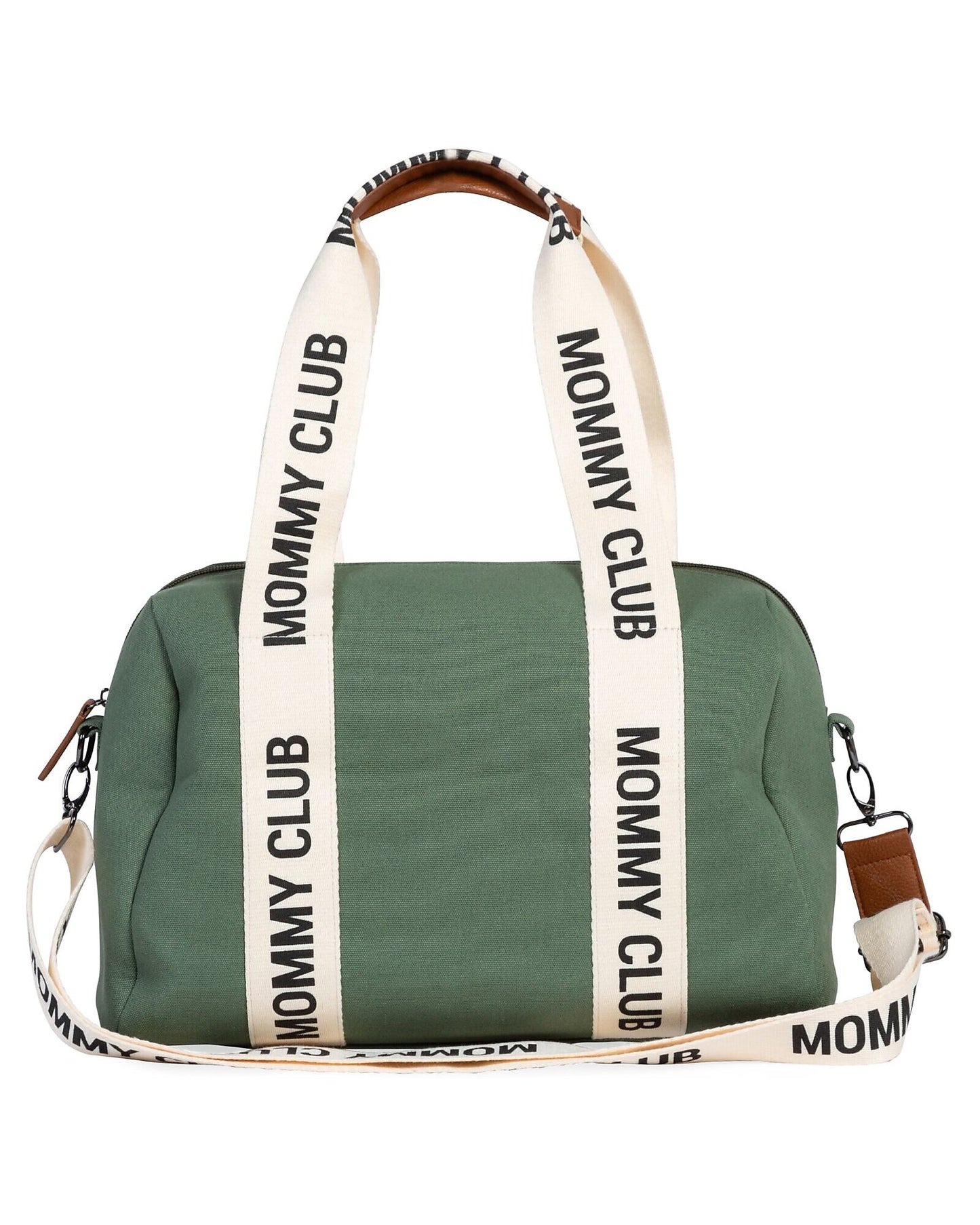 Borsa Cambio Mommy Club Signature in Tela - Verde - Include Fasciatoio Portatile