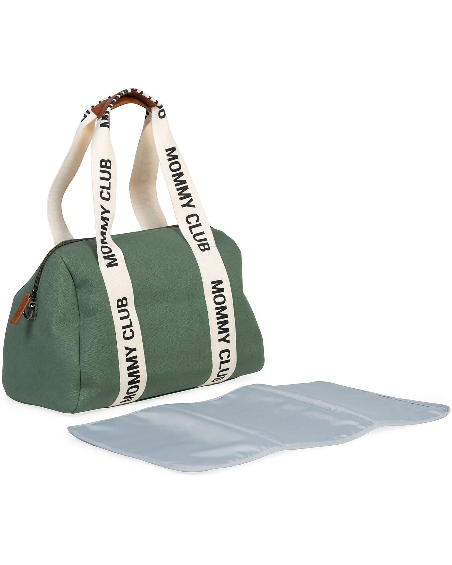 Borsa Cambio Mommy Club Signature in Tela - Verde - Include Fasciatoio Portatile