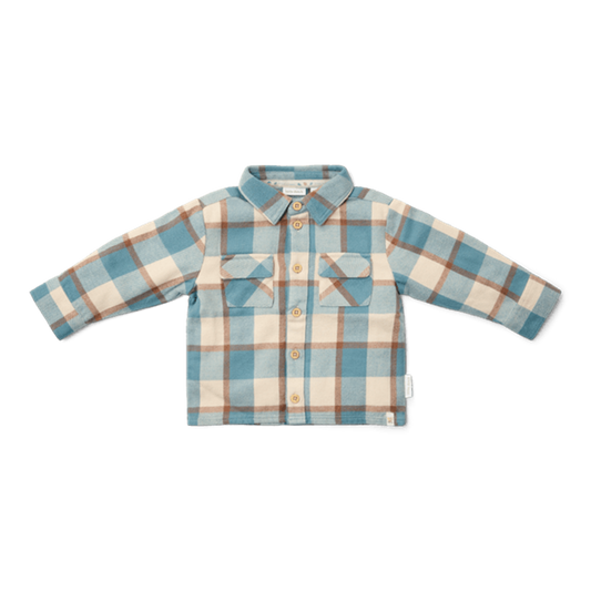 Camicia Little Dutch Stone Blue Check