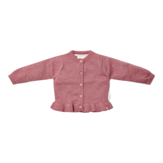 Little Dutch Cardigan lavorato a maglia Rouge