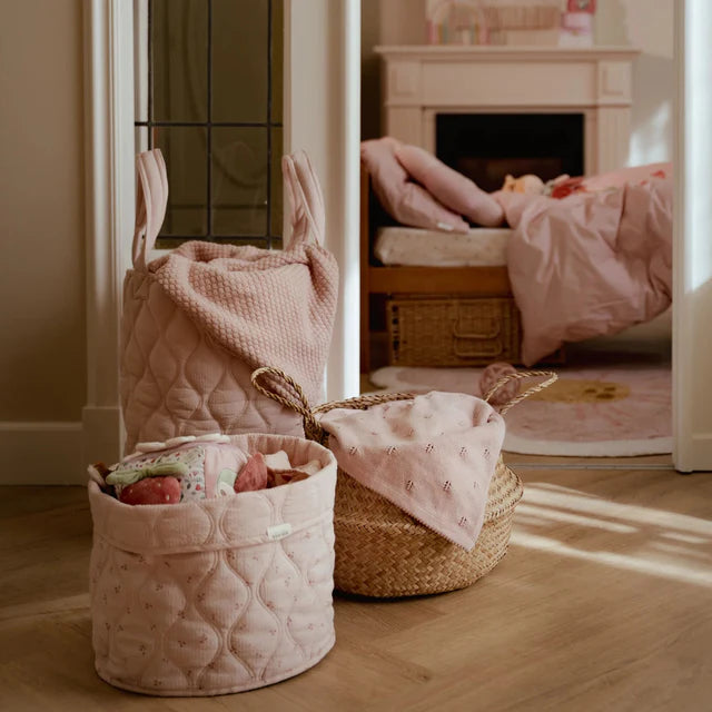Codi- Cestino portaoggetti grande - Rosa - Essentials - Scandi Kids Concept Store