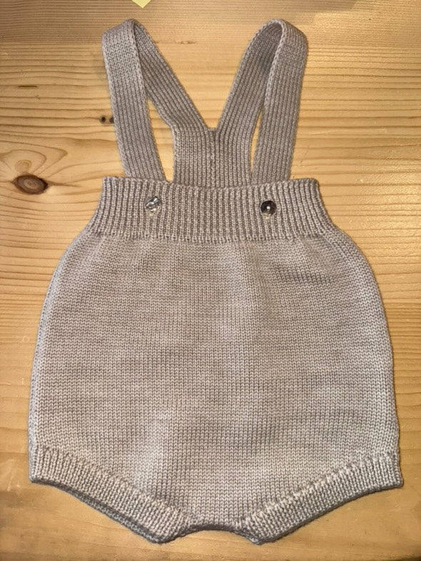 Culottes bretelle neonati in pura lana merino - Maglificio di Verona