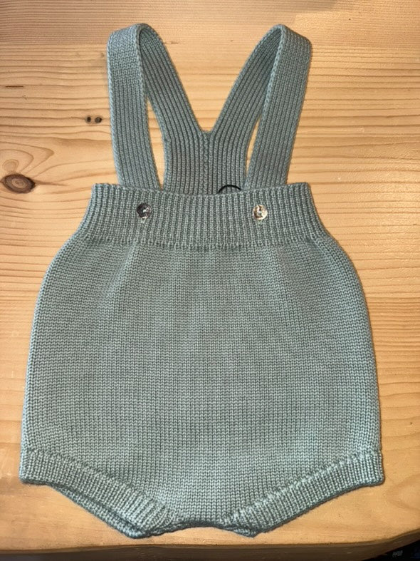 Culottes bretelle neonati in pura lana merino - Maglificio di Verona