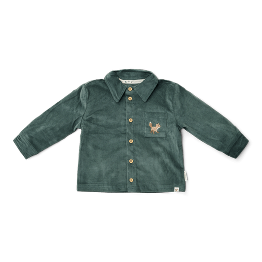 Camicia Little Dutch Night Green