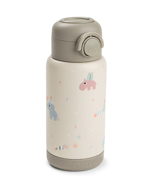NEW BTS '26 - Borraccia Antigoccia Termica - Celebration - Sabbia - 340 ml - 7,5 x 19 cm