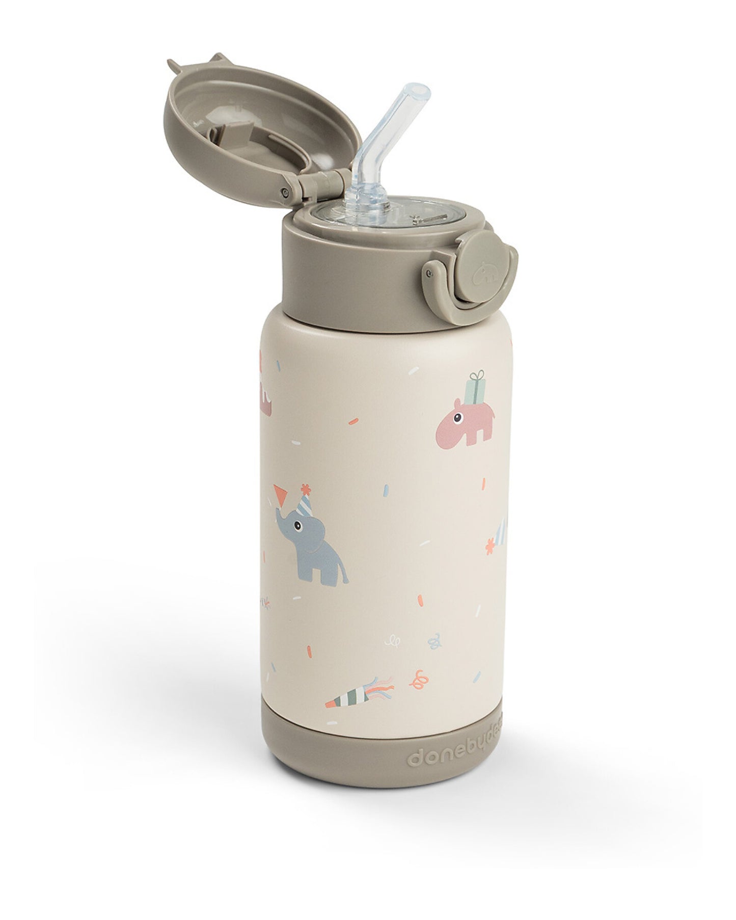 NEW BTS '26 - Borraccia Antigoccia Termica - Celebration - Sabbia - 340 ml - 7,5 x 19 cm