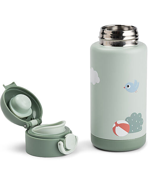 Borraccia Antigoccia Termica per Bambini 340 ml - Playground - Verde