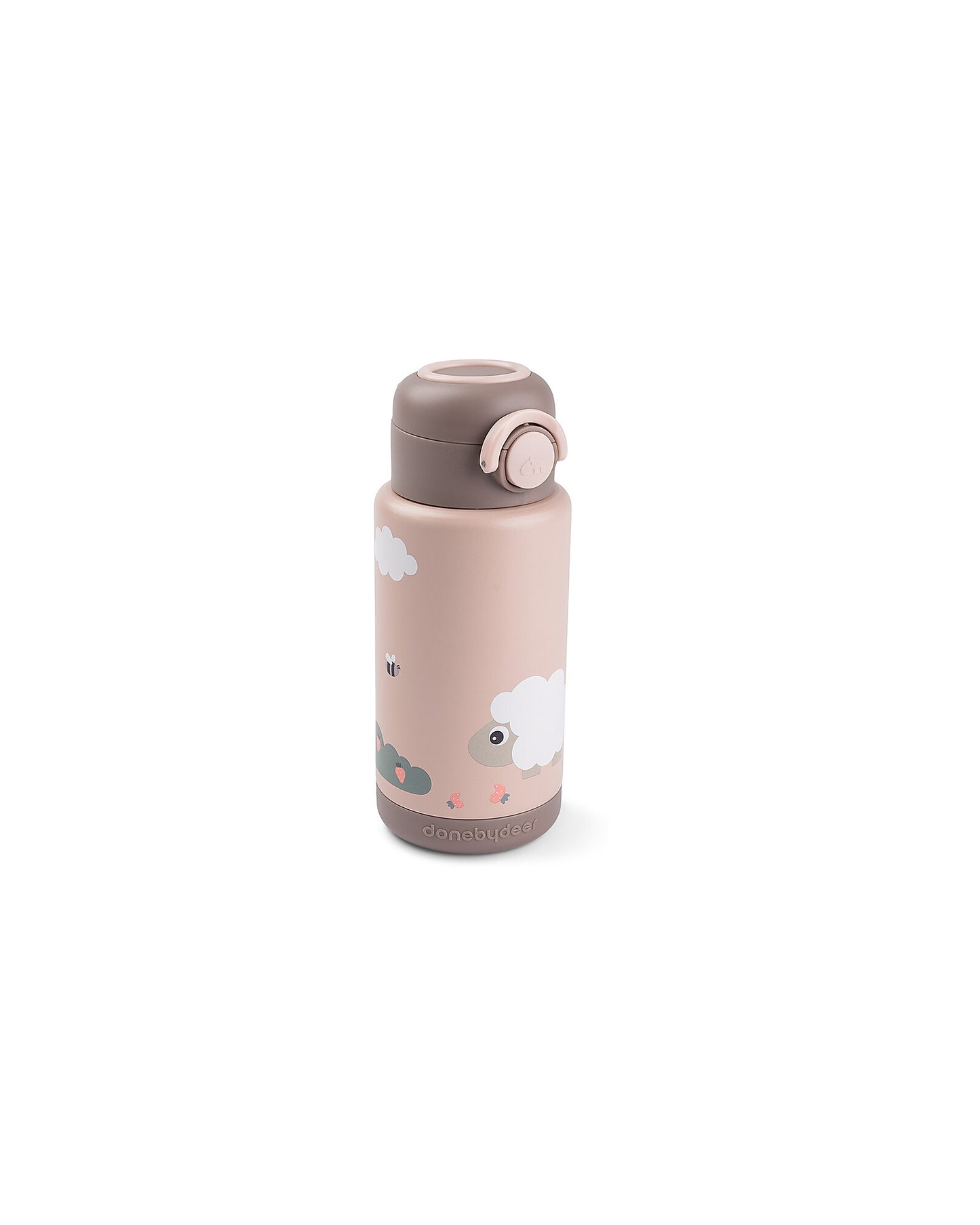 Borraccia Antigoccia Termica per Bambini 340 ml - Tiny Farm - Cipria