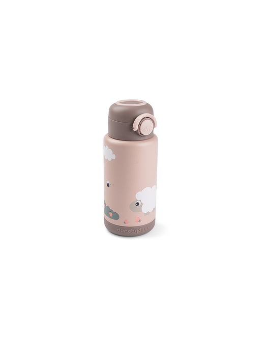 Borraccia Antigoccia Termica per Bambini 340 ml - Tiny Farm - Cipria