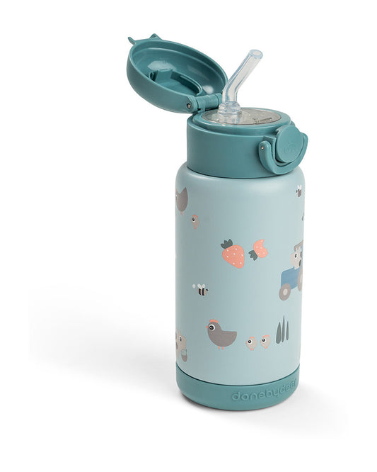 NEW BTS '26 - Borraccia Antigoccia Termica Tiny Farm - Blu   340 ml