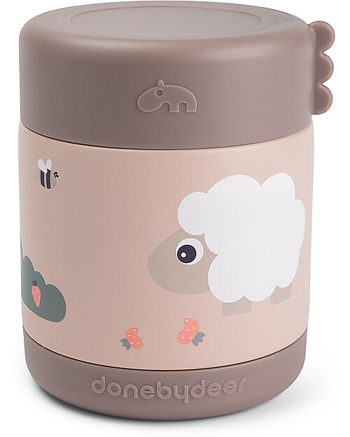 Porta Pranzo Termico - Tiny Farm - Cipria - 300ml