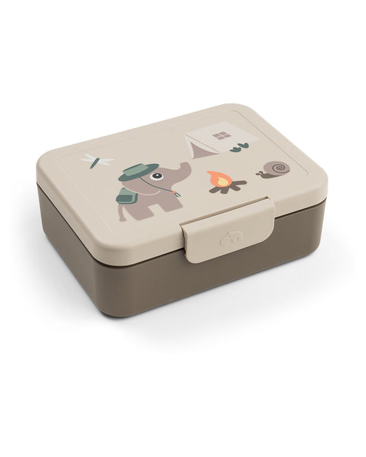 Portapranzo con Divisorio - Tiny Trails - Sabbia - 17,5 x 13 x 6,5 cm - 100% PP Alimentare