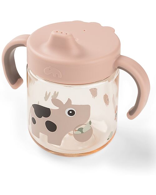 Tazza da Apprendimento con Manici Anti-Slip 260 ml - Tiny Farm - Cipria