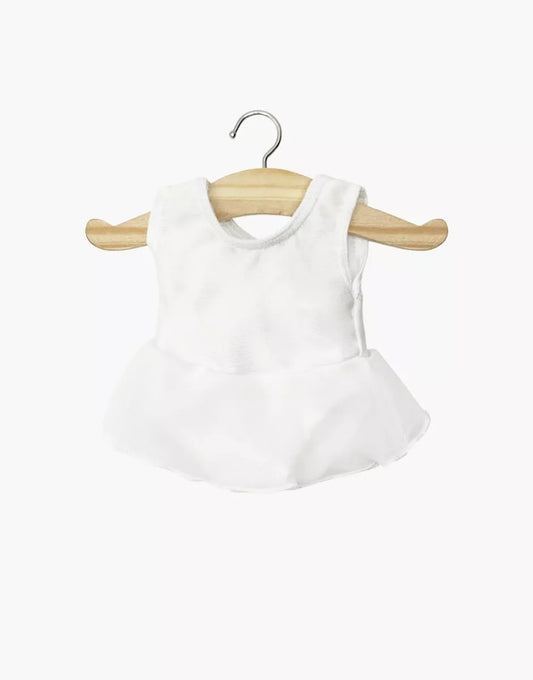 Body arricciato Ludmila in lycra bianca e chiffon