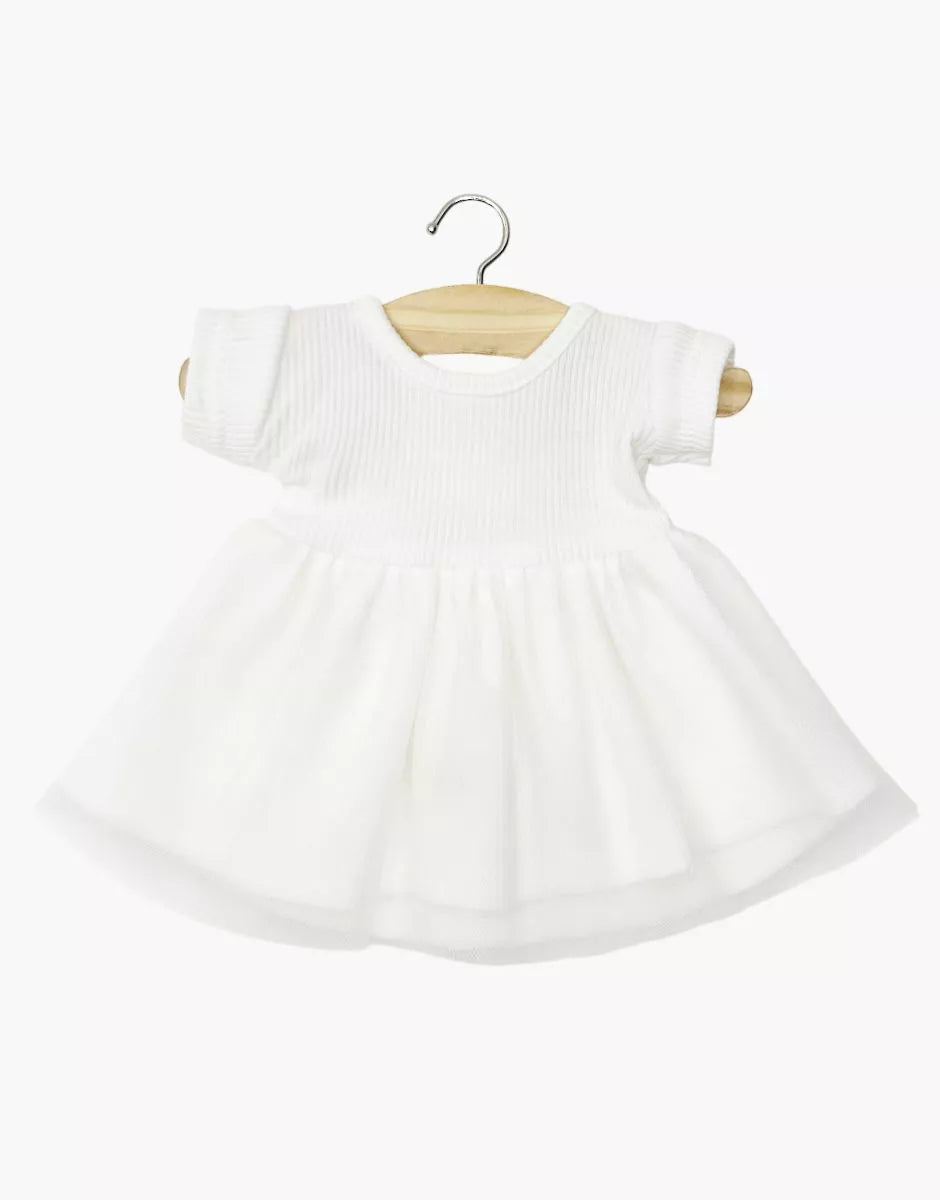 Tutù bianco a maniche corte Rosana - Scandi Kids Concept Store