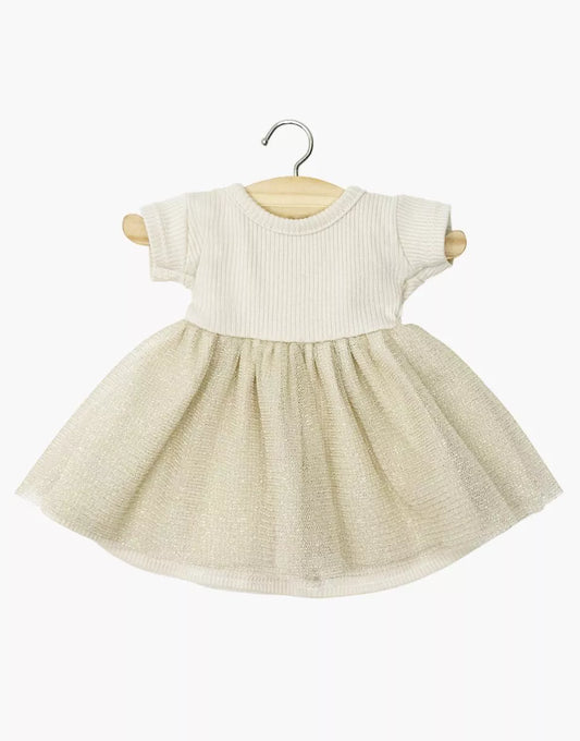 Tutù Rosana a maniche corte color oro - Scandi Kids Concept Store
