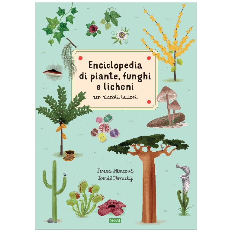 Enciclopedia di piante, funghi e licheni per piccoli lettori - Sassi