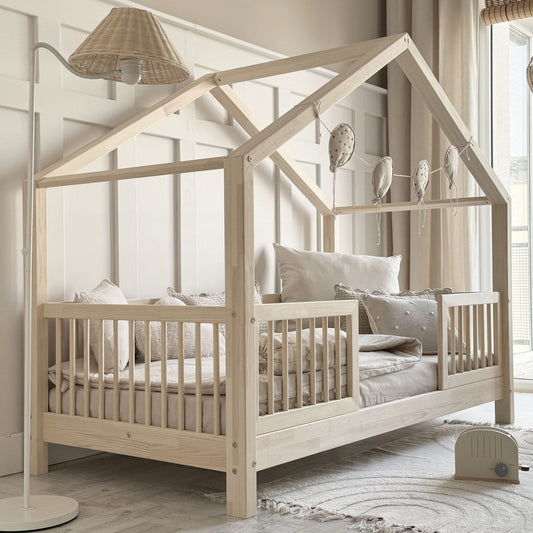 Tumi- Housebed con barriera Duo Raier - bianco  200x90
