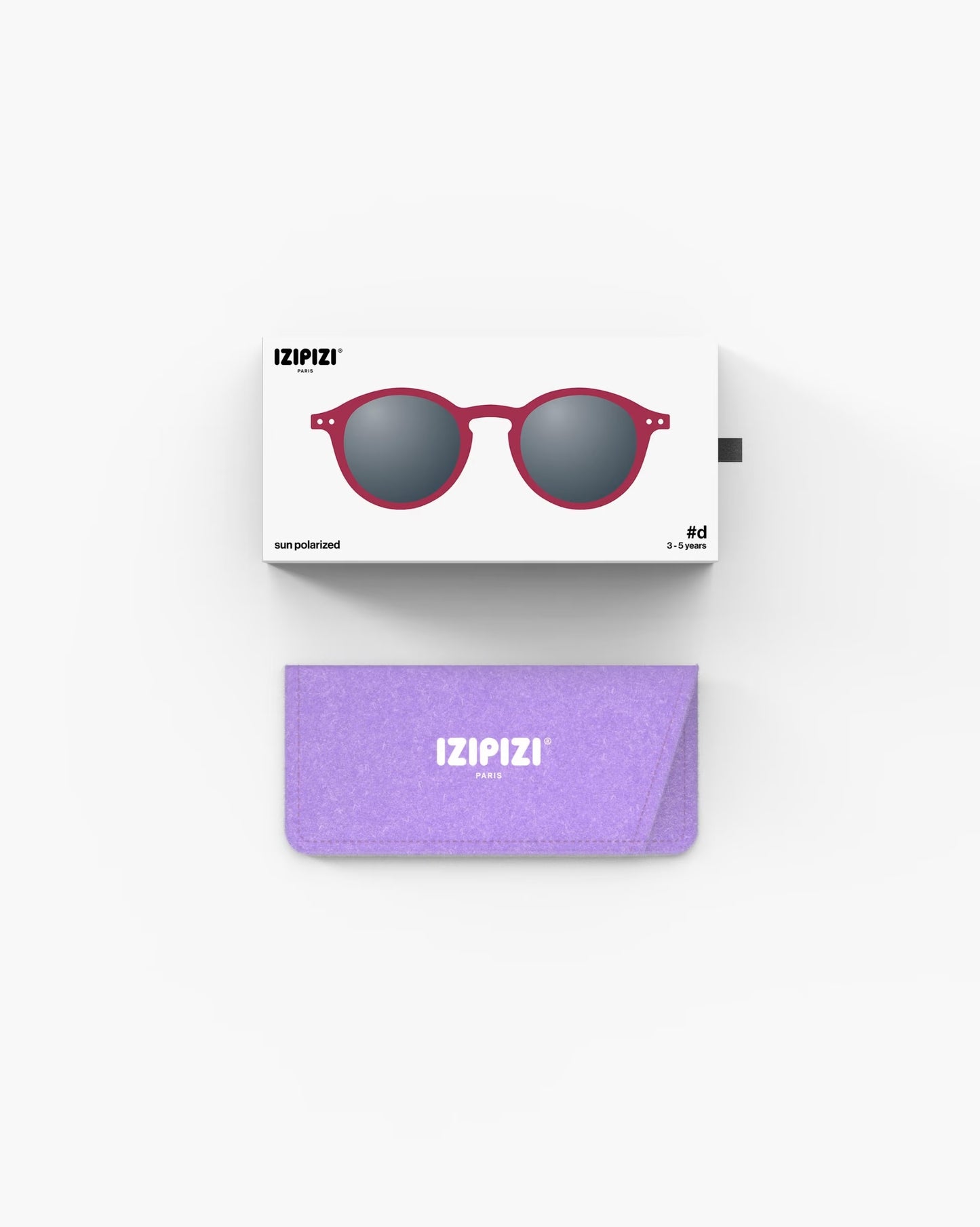 Occhiali da Sole 3-5 anni IZIPIZI #D- Cranberry (NEW)