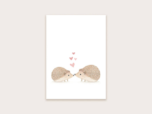 Ricci da cartolina con cuori