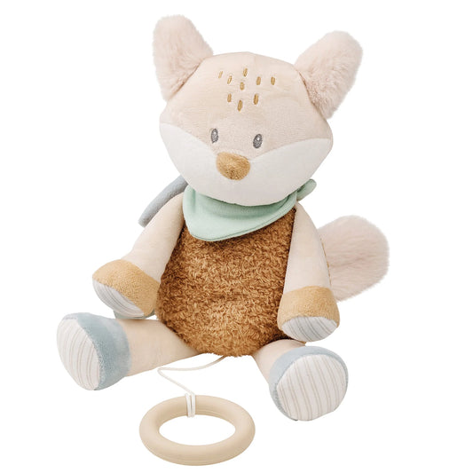 Peluche Sonoro Volpe FLO, ERNEST & OLI - FLO, ERNEST & OLI - 24 cm - Flo verde menta