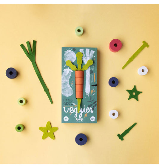 Cechi-Gioco in legno - Veggies - Londji