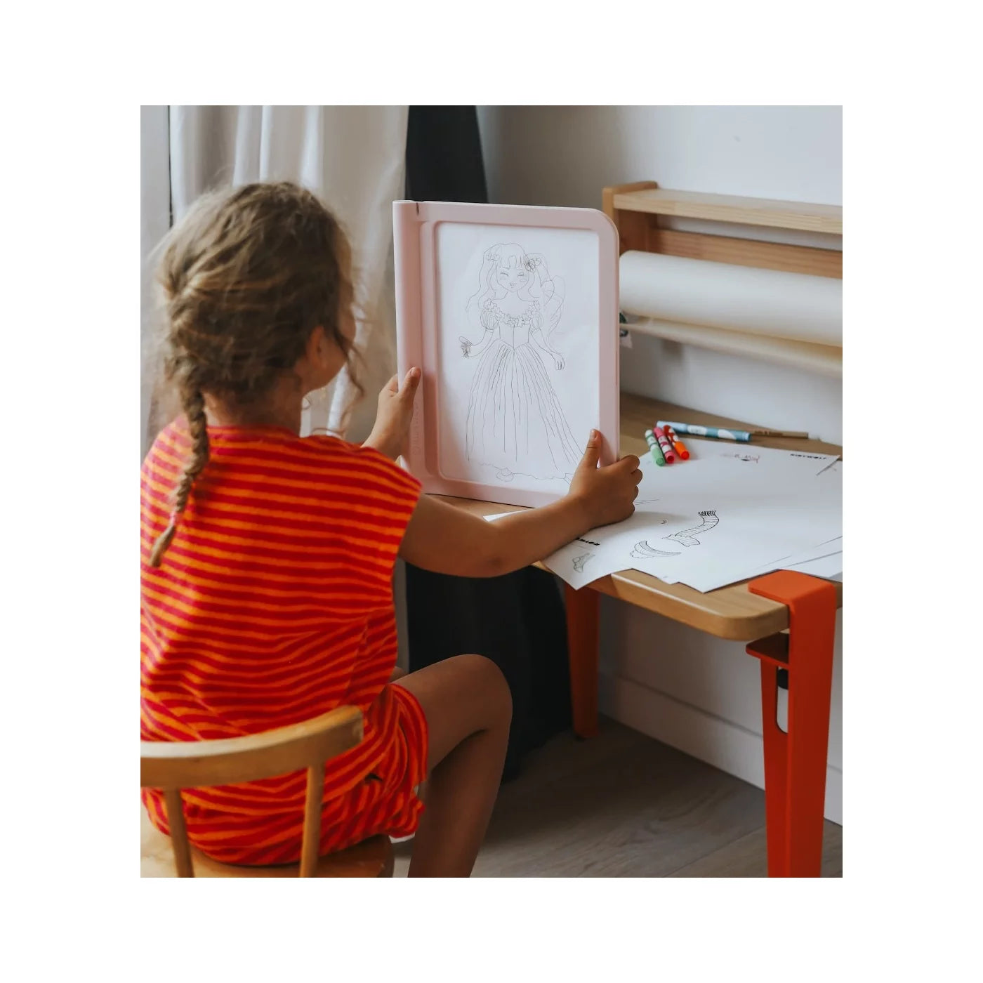 Kidydraw-Pro Portable Light Tablet Pink