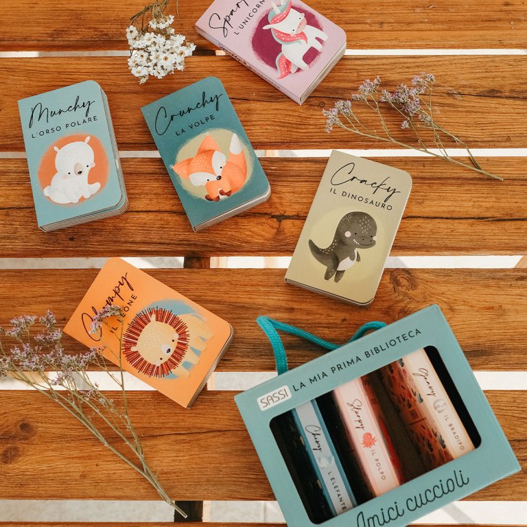 Palmi-La mia prima biblioteca. Amici cuccioli