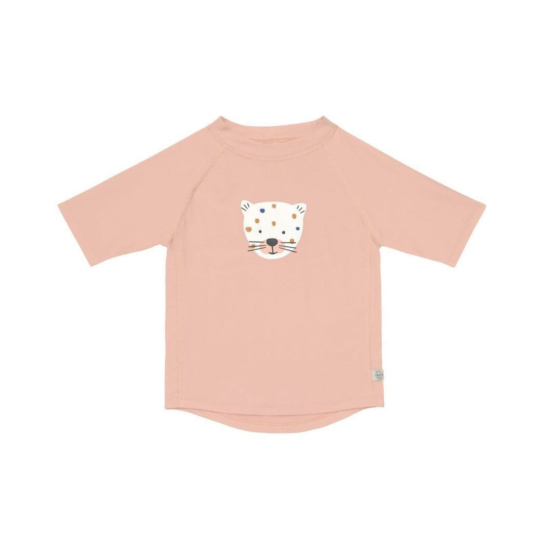 MAGLIA MANICA CORTA PROTEZIONE UPF 50+ - LEOPARD PINK LASSIG