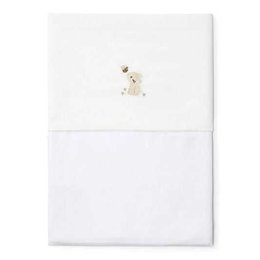 Lenzuolo per culla - Bianco - Newborn Naturals - Baby Bunny 110x140