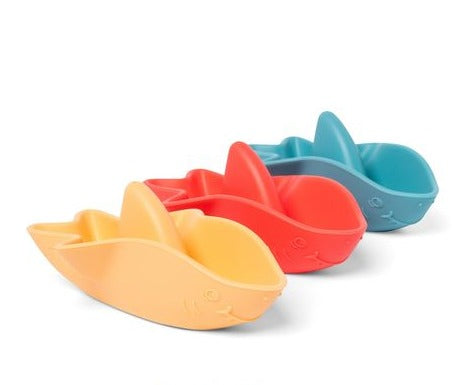 Little L - Silicone barchette da bagno Sharks