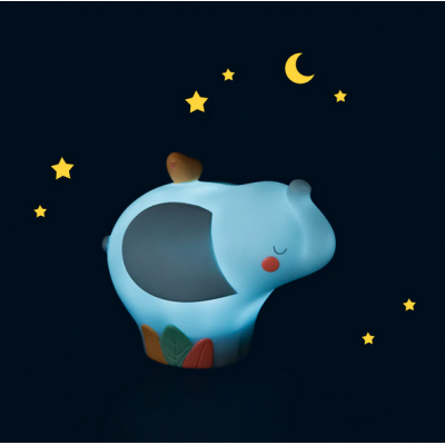 LUCE NOTTURNA night light ELEFANTE sous mon baobab MOULIN ROTY ricaricabile