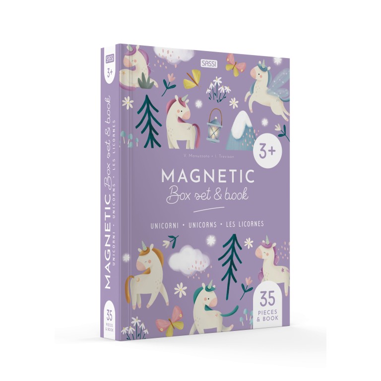 Magnetic box set. Unicorni