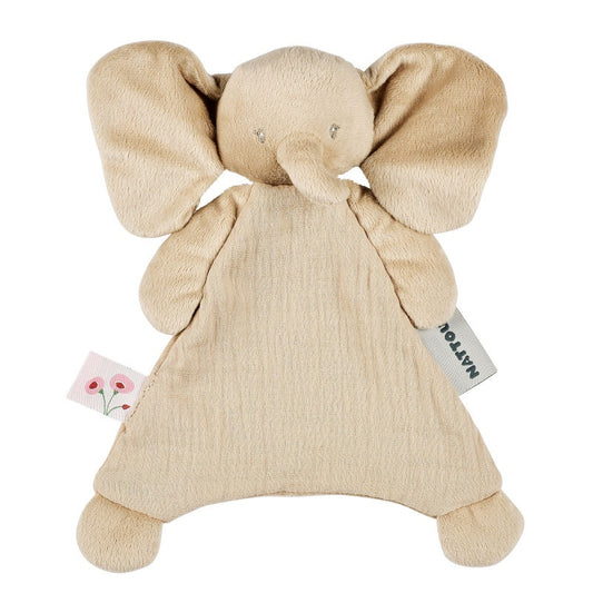 Doudou - Fanfan Mini Peluche Elefante Sabbia - Nattou - Scandi Kids Concept Store