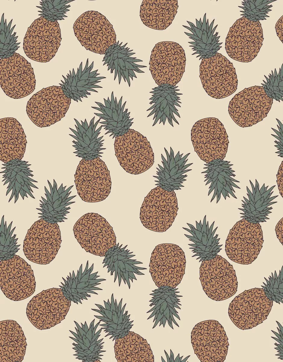 Abito senza maniche Faustine in garza di cotone ananas