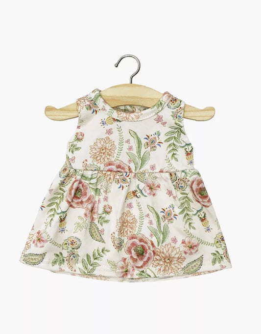 Abito Faustine senza maniche con stampa fiori rosa