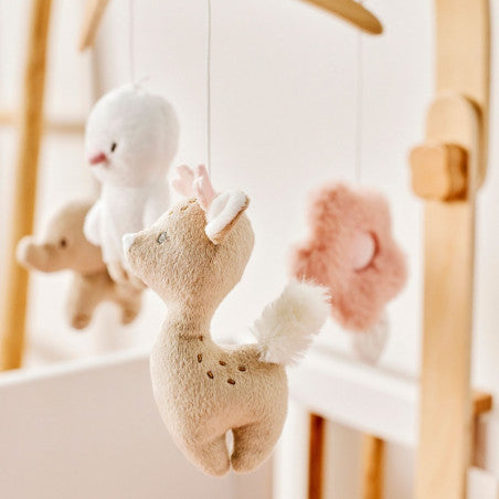 NATTOU Fanfan Mobile musicale in legno - Scandi Kids Concept Store
