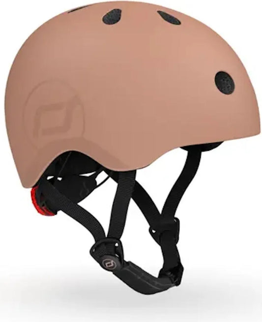 Mihel - Scoot and Ride Casco Baby XXS-S - Mocha - 45-51 cm