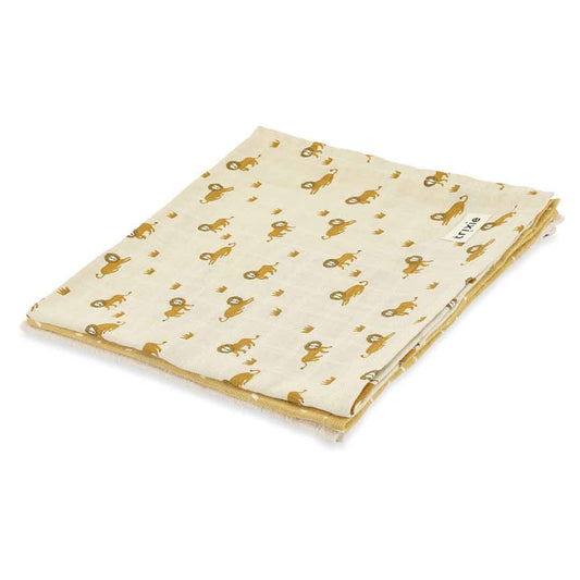 Mussola in confezione da 3 pezzi | 55x55 cm - Leone