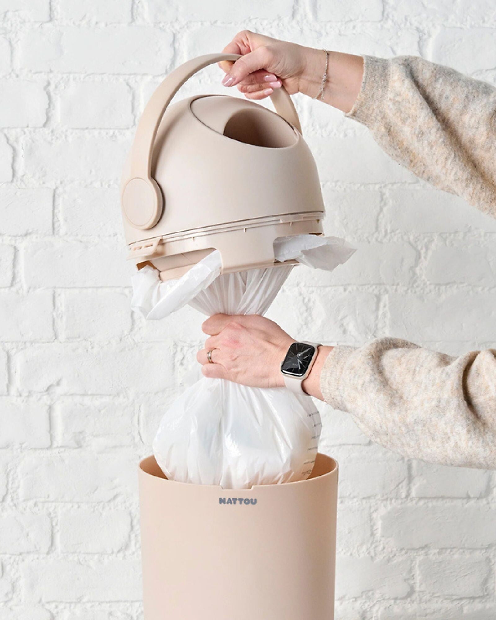 Mangia pannolini NATTOU Verde - Scandi Kids Concept Store