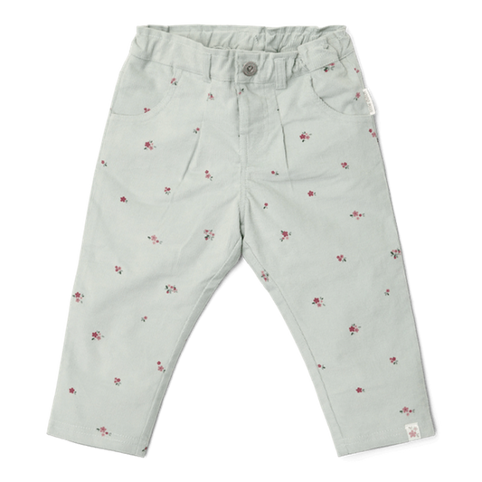 Pantaloni Little Dutch Fairy Green Flower