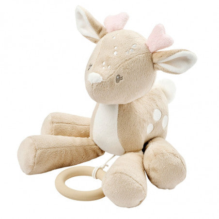 Peluche musicale cervo di velluto NATTOU Fanfan - Scandi Kids Concept Store